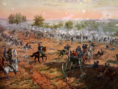 De Slag bij Gettysburg, 1-3 juli 1863 door Henry Alexander Ogden